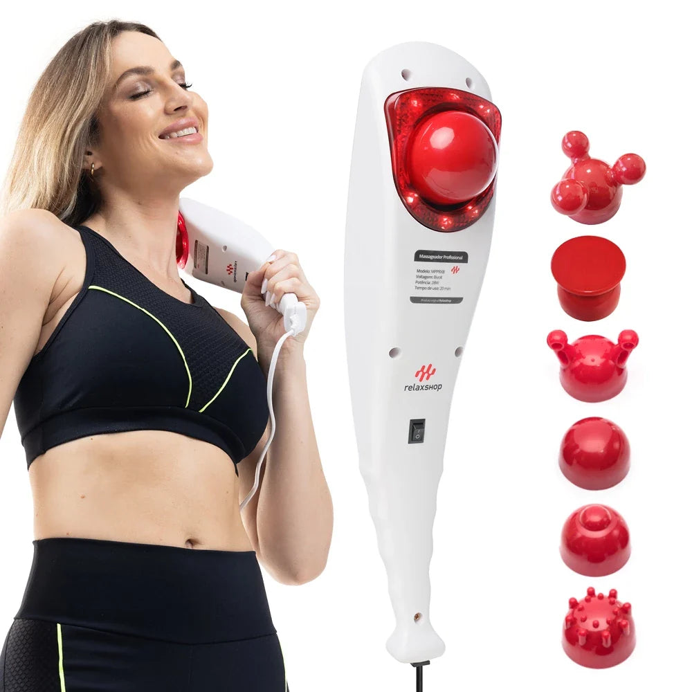 Massageador Infravermelho Manual – 6 Ponteiras