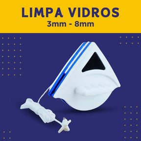 Limpador de Vidros Magnético - Dupla Face