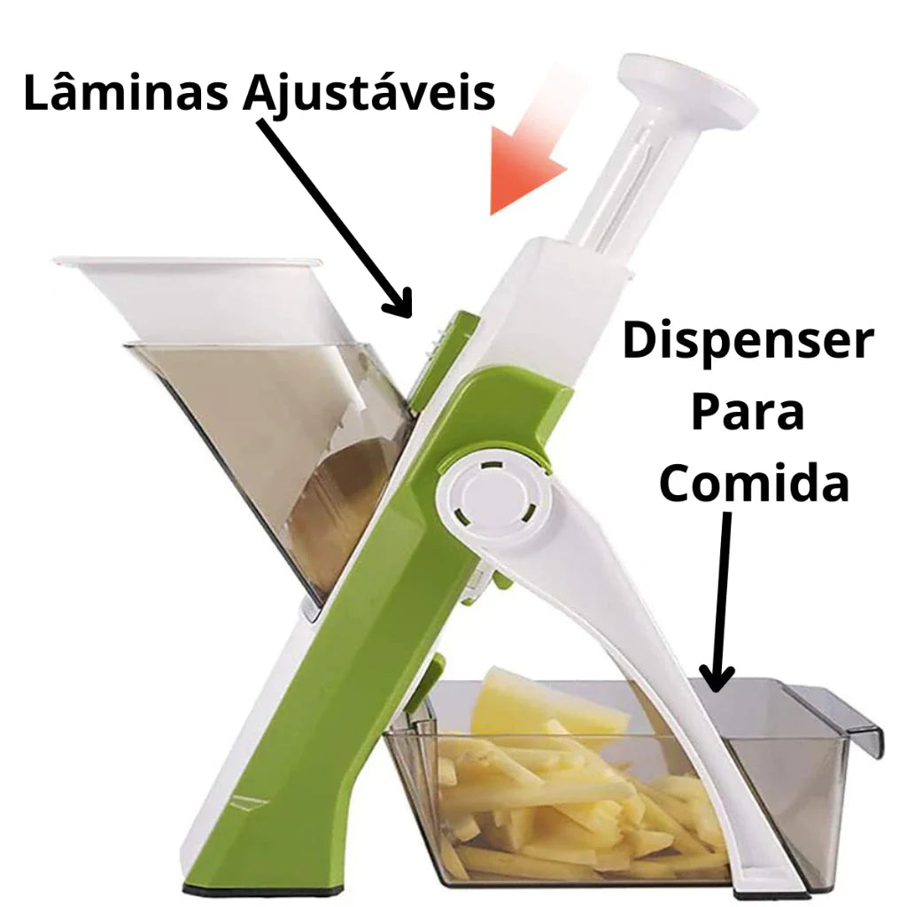 Mandolina Multifuncional Ajustável  - 10 Cortes